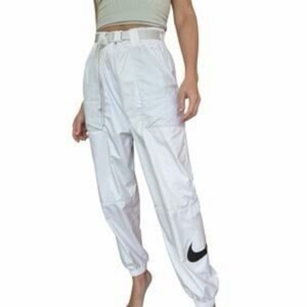 Nike Sportswear Jogger Wind Pants White Polyester DB3866-100 Women's Sz M